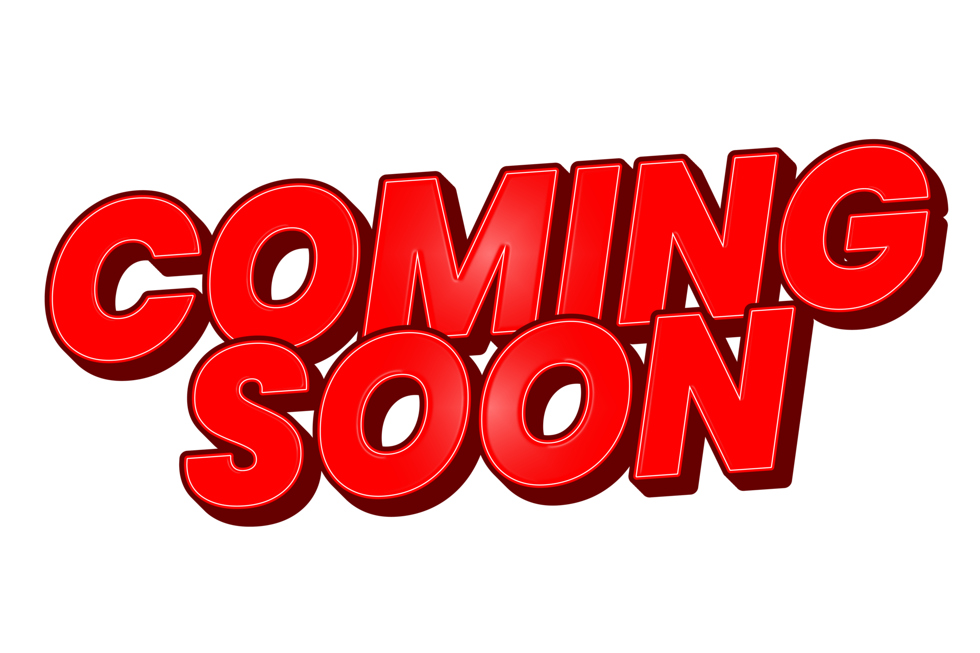 coming soon 3d label promotion banner png
